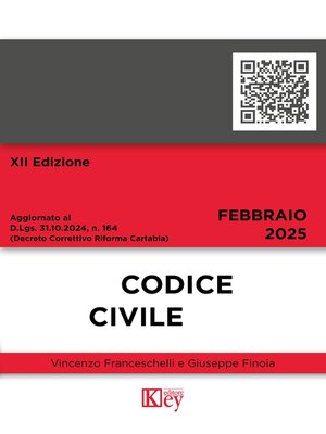 cover image of Codice civile 2025